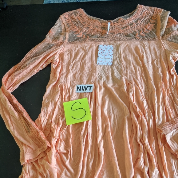 Free People JoJo mixed media top - Picture 2 of 2